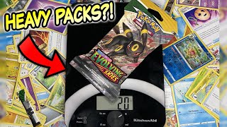 Can You Weigh Pokémon Evolving Skies Booster Packs?!