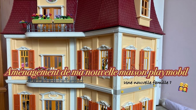 AMENAGEMENT Playmobil : Maison moderne 9266 avec étage supplémentaire  jardin, piscine et garage 