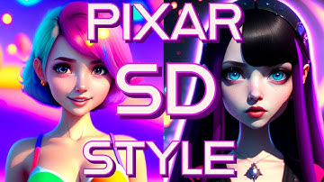 Make Pixar/Disney Characters using FREE Ai Diffusion