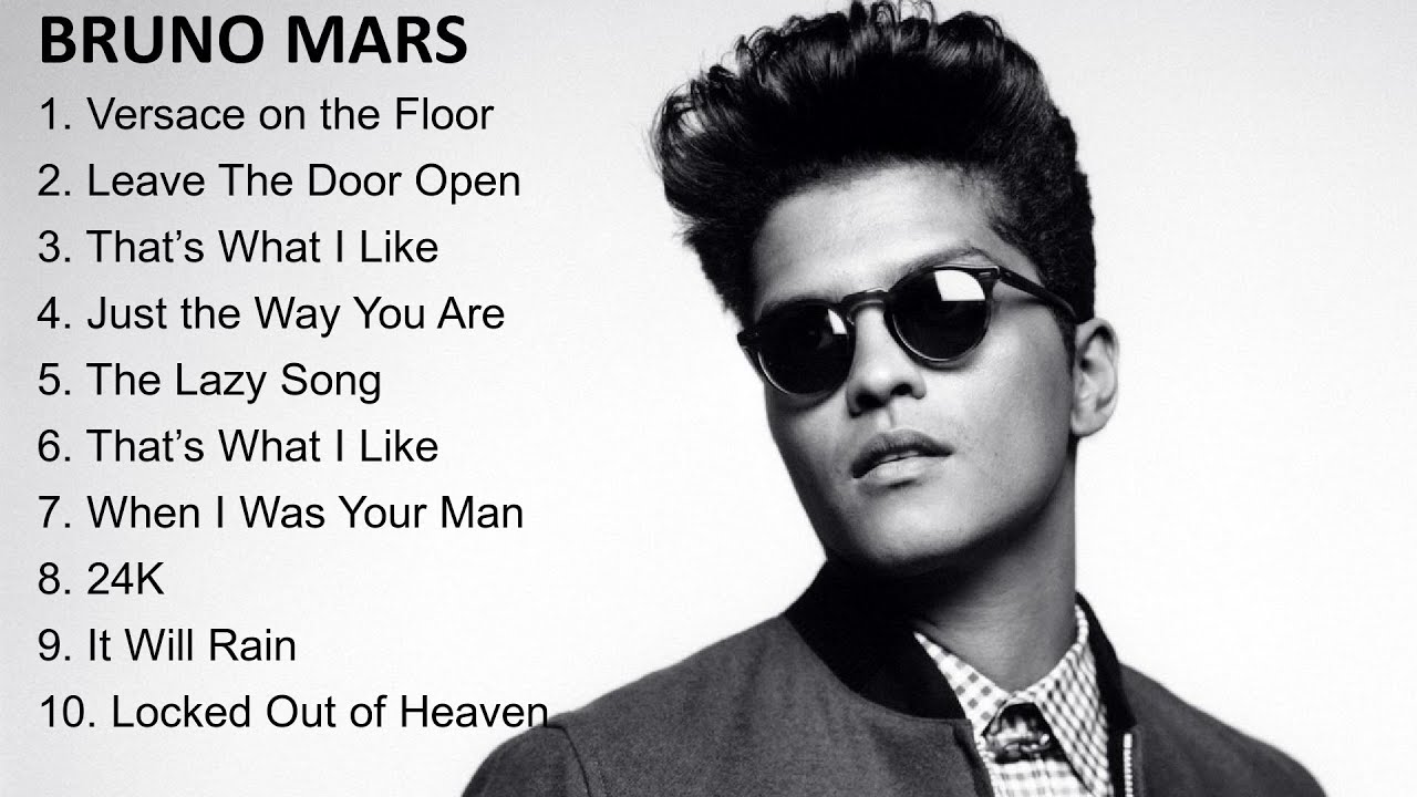 Bruno Mars Top 10 Best Songs Greatest Hits Full Album YouTube
