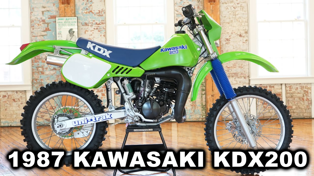 1987 KAWASAKI KDX200 RESTORED TO NEW! - YouTube 1987 KAWASAKI KDX200 RESTORED TO NEW! - YouTube