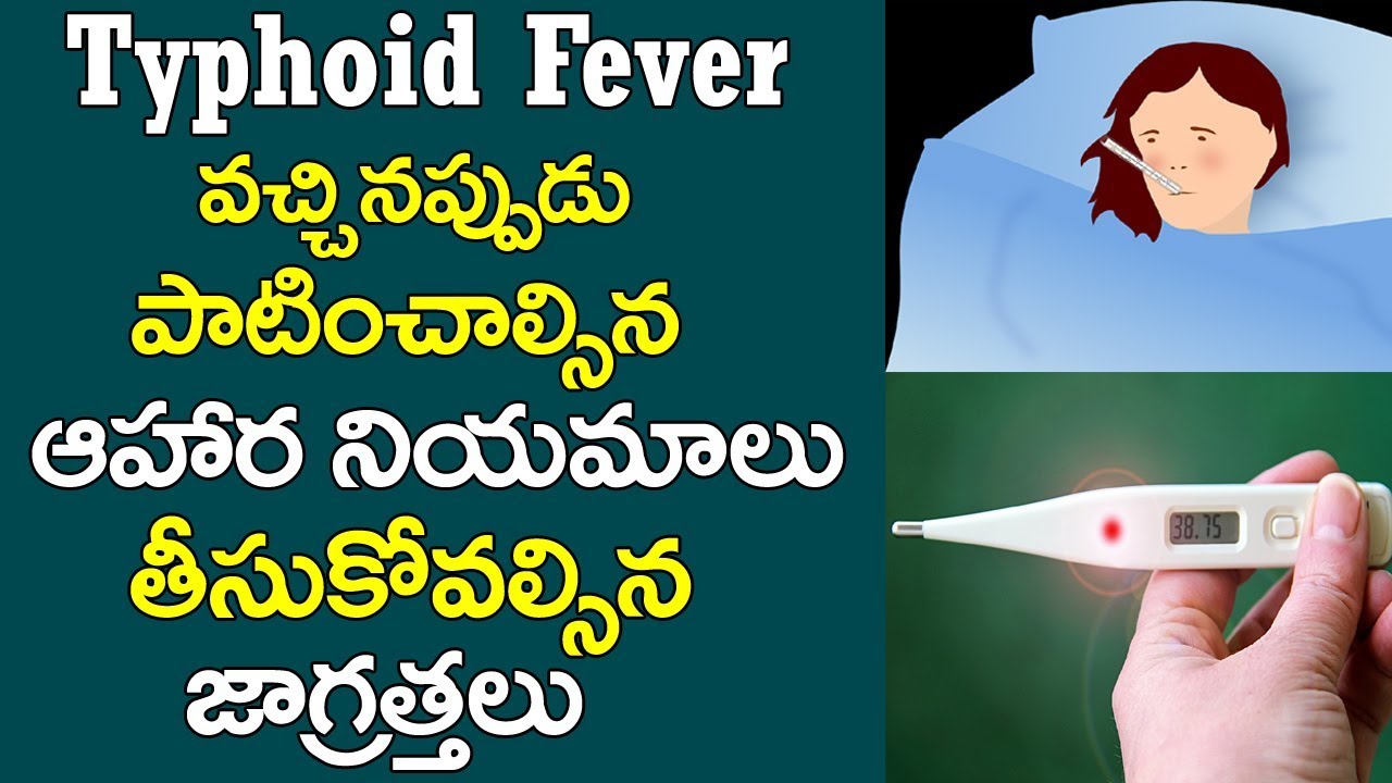 Typhoid Diet Chart In Telugu