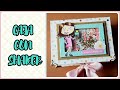 CAJA SHAKER con mi SELLO DIGITAL | Tutorial Scrapbooking