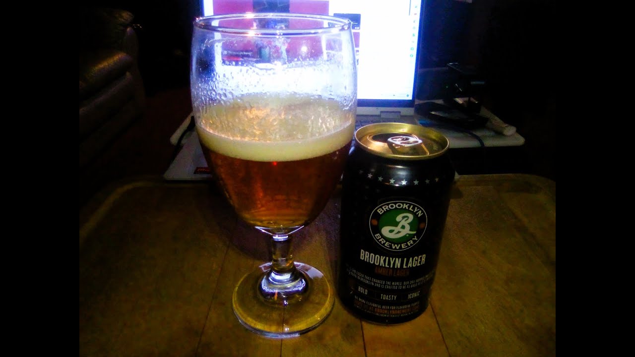 Brooklyn Brewery Brooklyn Lager Amber Lager Beer Review! YouTube