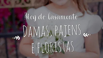 O que faz o pajem no casamento?