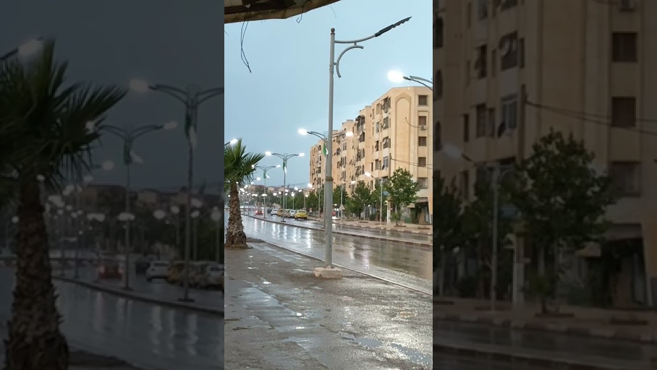 رياح و أمطار صيفية صبيحة الجمعة 24 جوان 2022 خميس مليانة ولاية عين الدفلى
