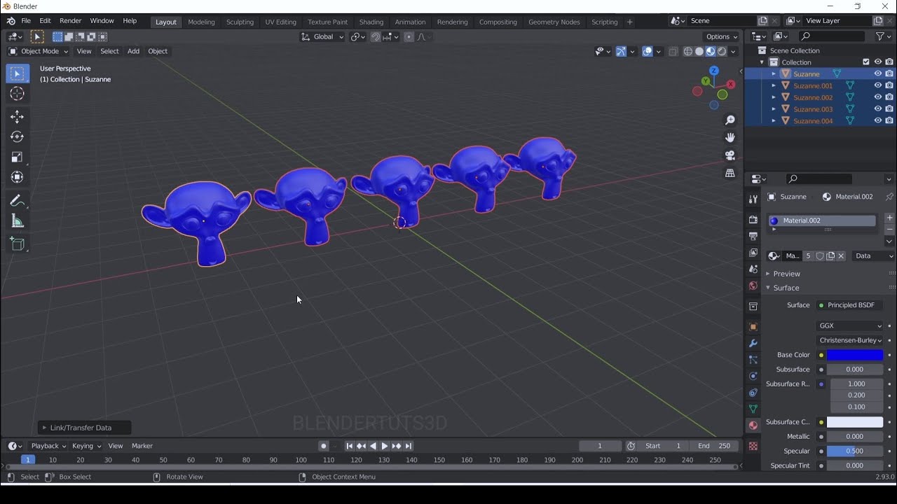 assign material to multiple objects blender