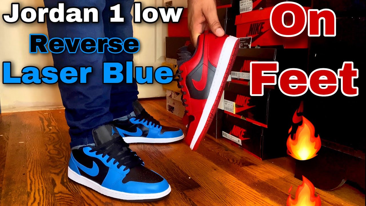 jordan 1 low laser blue black