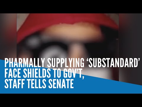 Pharmally supplying ‘substandard’ face shields to gov’t, staff tells Senate
