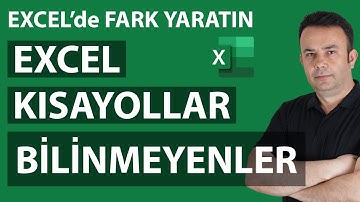 #Excel Excel kısayollar, bilinmeyen yöntemler-2- [Canlı Yayın]- 646.video | Ömer BAĞCI