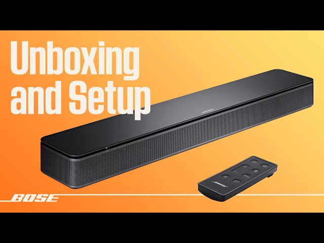 Test d'une barre de son Bose TV Speaker 