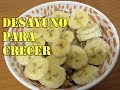 Desayuno para aumentar la masa muscular (porridge)