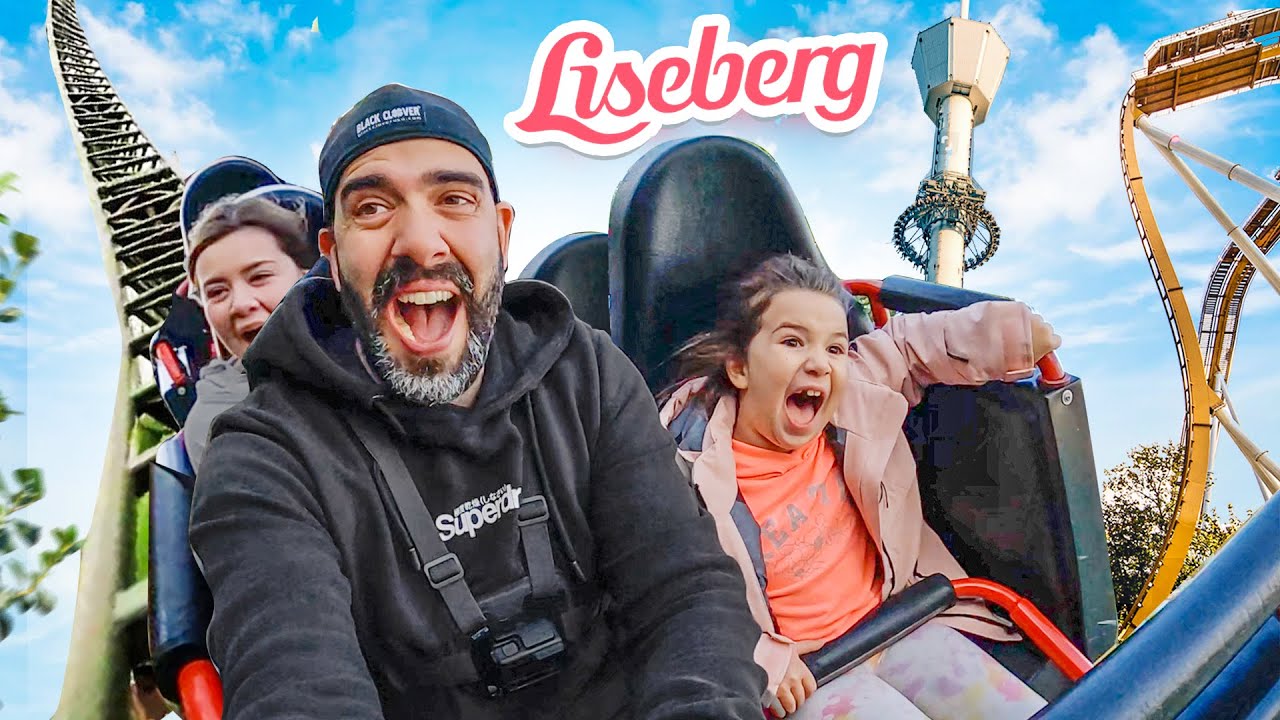 FAMILJEN PÅ LISEBERG | VLOGG *ELIZE PRÖVAR STORA KARUSELLER*