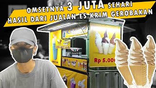 OMSET 3 JUTA CUMA JUAL ES KRIM GROBAKAN USAHA MINIM SAINGAN & MUDAH DIJALANKAN || BOSAN JADI PEGAWAI screenshot 3