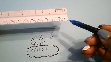 How to read an Architectural Scale