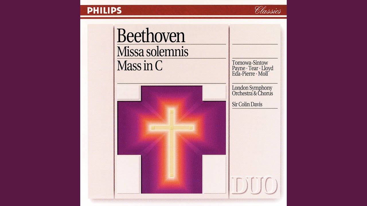 Guarda Beethoven: Mass in C Major, Op. 86: Sanctus: Sanctus Dominus Deum Sabaoth su YouTube Guarda Beethoven: Mass in C Major, Op. 86: Sanctus: Sanctus Dominus Deum Sabaoth su YouTube