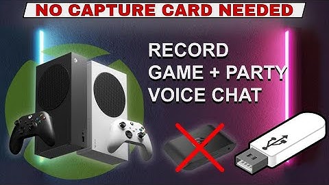 record xbox voice/party chat without capture card!