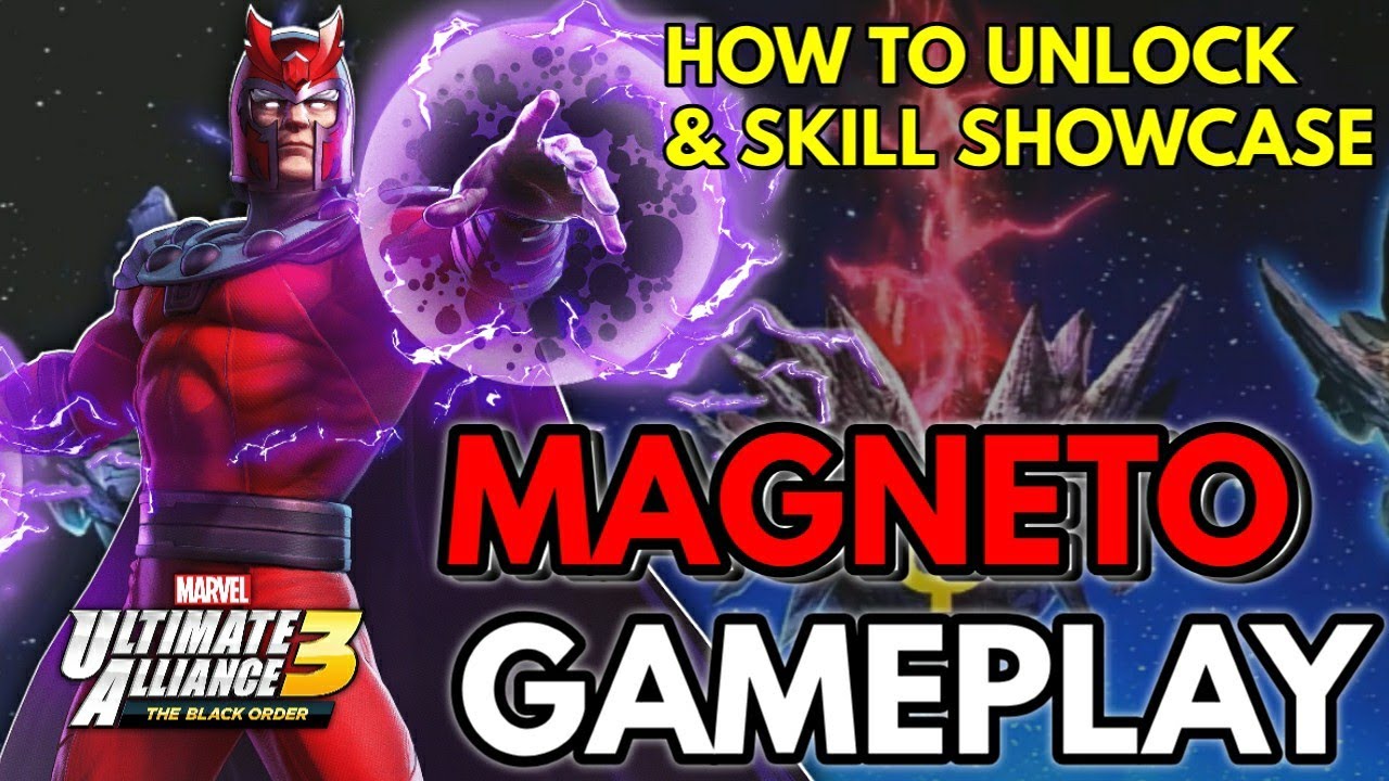 Magneto Game Play And How To Unlock Best Crowd Control In Marvel Ultimate Alliance 3