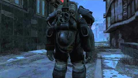 Fallout 4: Stealing Power Armor from a BOS Knight