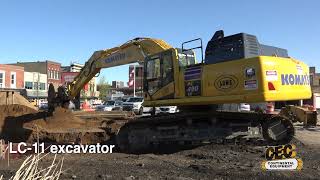 Lowe Construction Co. Moves Heavy Materials with Ease Using Komatsu Excavator from CEC