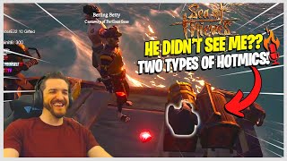 PREMIUM HOTMIC SERVER! TWO HOTMIC SHIPS, TWO DIFFERENT EXPERIENCES! HILARIOUS! - Sea of Thieves!