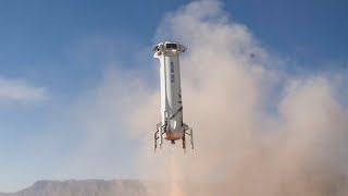 Watch Blue Origin's rocket launch and capsule abort test