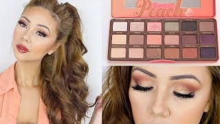 Too Faced Sweet Peach Palette Look // Makeup Tutorial