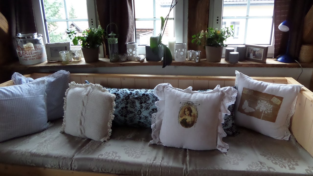 DIY: NÄHEN LERNEN - SHABBY CHIC Sofabezug ,Polsterbezug NÄHEN ... DIY: NÄHEN LERNEN - SHABBY CHIC Sofabezug ,Polsterbezug NÄHEN ...