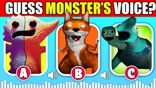 Guess the MONSTER'S VOICE | GARTEN OF BANBAN Chapter 4 | Bittergiggle, Kittysaurus, Chamataki