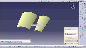 Sweep surface line With 2 tangency surfaces