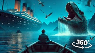 360° Titanic Escape &amp; Bloop Monster Encounter VR 360 Video 4K Ultra HD