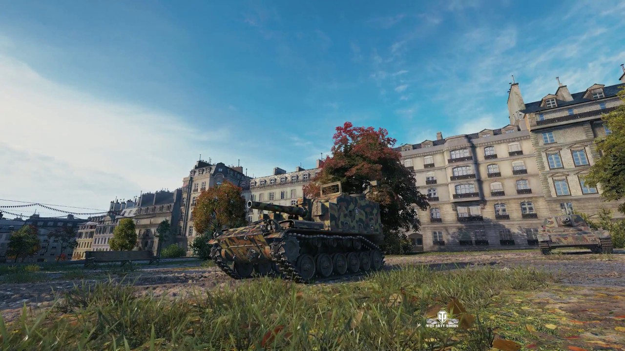 world of tanks news M44 & Pz Sfl.IVb on Paris - Hide and Seek