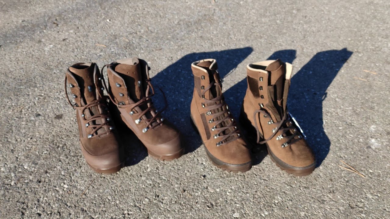 First Review Unboxing Haix Combat Desert High Liability Brown Boots vs. Meindl  Desert Fox Brown Male - YouTube
