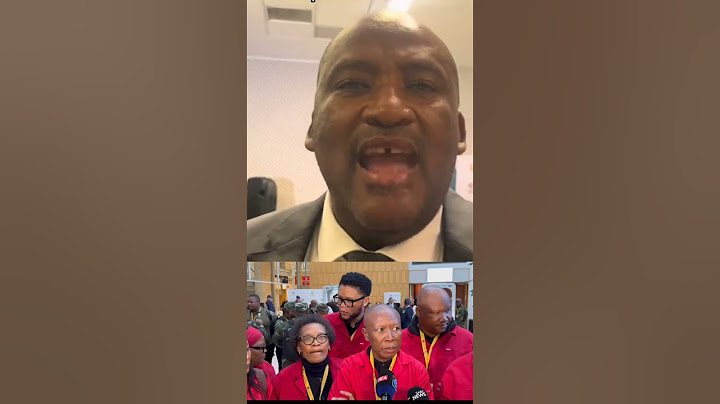 “The EFF is dead” Gayton Mckenzie