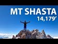 Summiting mt shasta via avalanche gulch