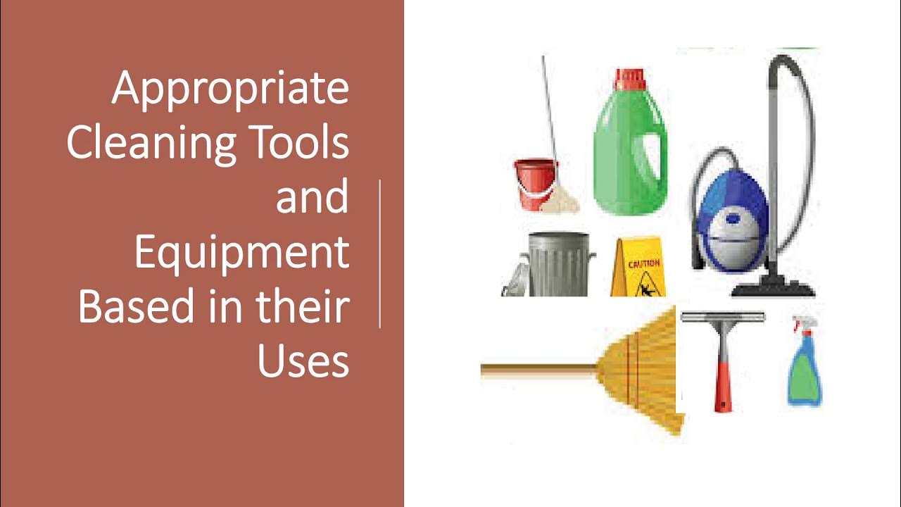TLE COOKERY LESSON ON APPROPRIATE CLEANING TOOLS AND EQUIPMENT YouTube