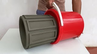 Amazing Cement Idea - How To Make Cement Flower Pots From Plastic Containers And Styrofoam by Amazing Craft DIY 76,249 views 4 months ago 11 minutes, 58 seconds