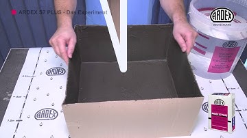 ARDEX S 7 PLUS - Das Kartonexperiment