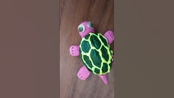 Walnut shell turtle craft #shorts #diycrafts #craftideas
