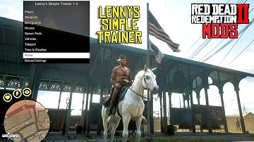 How to install Lennys Simple Trainer (2023) RDR2 MODS