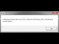 Fix LoadLibrary failed with error 1114 Error in Windows 10