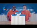 Pureline replacement pool filter cartridges