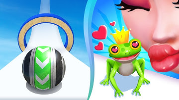 💕 🚫 Sky Rolling Ball 3D Vs FrogPrince Rush in Max Level iOS,Android Gameplay New Trailers NKI88W7BV