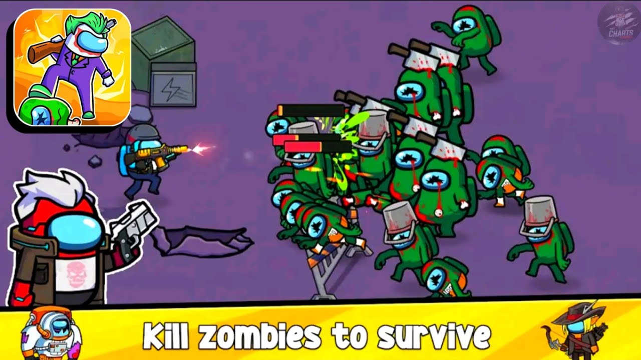 Impostors vs Zombies: Survival - Gameplay Walkthrough Part 1 Tutorial (New Update Gameplay)