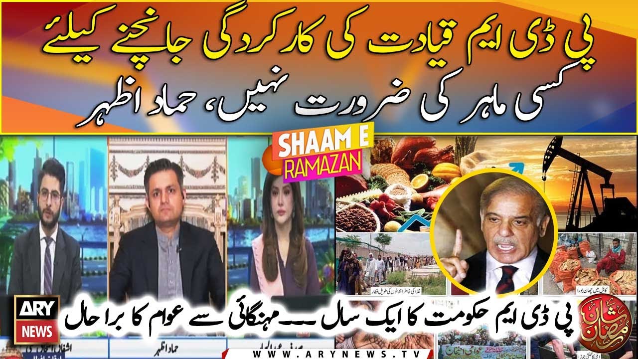 One year of PDM Govt: Hammad Azhar slams PDM over economic crisis and poor policies