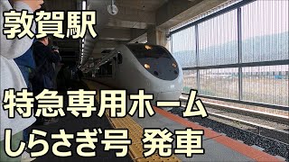 しらさぎ6号 名古屋行き 681系W13+W06編成 北陸本線 敦賀駅