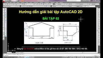 Giải bài tập AutoCAD | Lệnh vẽ đoạn thẳng (Line) trong AutoCAD B2