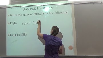 Chemistry Section 9.1 - 9.3 Review Lesson Video