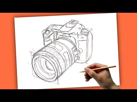 Aggregate 176+ pencil camera sketch pictures best