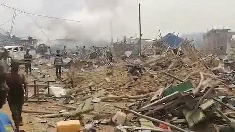 Huge explosion hits Ghana mining region after truck crash • FRANCE 24 English